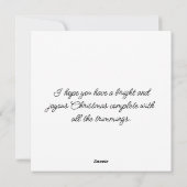 Prettig kerstfeest! feestdagenkaart (Achterkant)