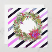 Prettig kerstfeest! feestdagenkaart (Voorkant / Achterkant)