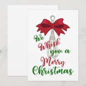 Prettig Kerstfeest Feestdagenkaart (Voorkant / Achterkant)