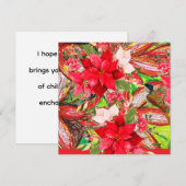 Prettig kerstfeest! feestdagenkaart (Voorkant / Achterkant)