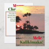 Prettig Kerstfeest Feestdagenkaart (Voorkant / Achterkant)