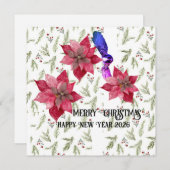 Prettig kerstfeest  feestdagenkaart (Voorkant / Achterkant)