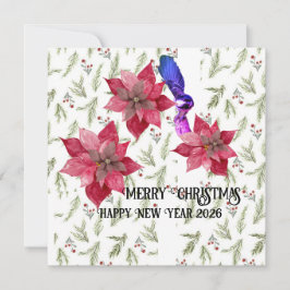 Prettig kerstfeest feestdagenkaart