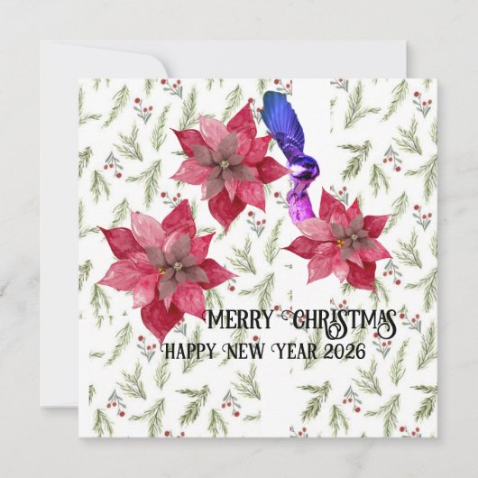 Prettig kerstfeest  feestdagenkaart (Voorkant)