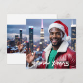 PRETTIG KERSTFEEST FEESTDAGENKAART (Voorkant / Achterkant)