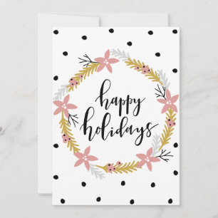 Prettig kerstfeest feestdagenkaart