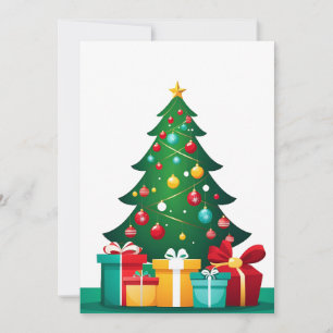 Prettig kerstfeest feestdagenkaart