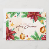 Prettig Kerstfeest Feestdagenkaart (Voorkant)