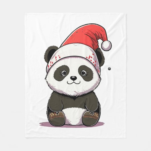 prettig kerstfeest fleece deken (Voorkant)