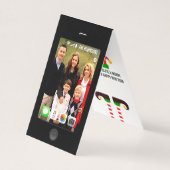 Prettig kerstfeest foto met jouw selfie kaart (Voorkant)