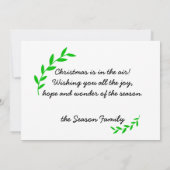 Prettig Kerstfeest Fotokaart Kaart (Achterkant)