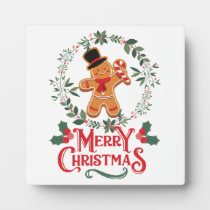 Prettig kerstfeest fotoplaat
