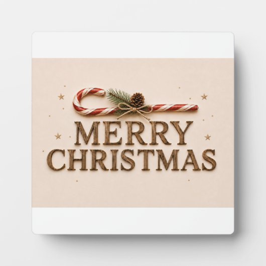 PRETTIG KERSTFEEST FOTOPLAAT (Voorkant)