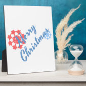 Prettig Kerstfeest Fotoplaat (Zijkant)