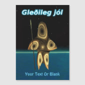 Prettig kerstfeest - Fractale Inuit-jager (Voorkant)