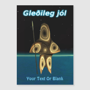 Prettig kerstfeest - Fractale Inuit-jager