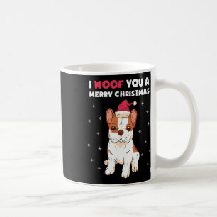 Prettig kerstfeest Franse Bulldog Hond Liefde Koffiemok