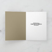 Prettig kerstfeest Fun kat met rendier hoorns Feestdagen Kaart (Binnen)