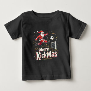 Prettig kerstfeest Funny Santa Claus Voetbalfans