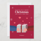 Prettig Kerstfeest | Geef Geluk Wens Kaart (Voorkant)