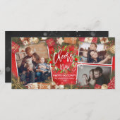 Prettig kerstfeest Gefeliciteerd met de feestdagen Feestdagenkaart (Voorkant / Achterkant)