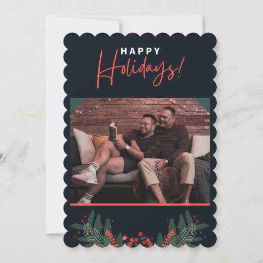 Prettig Kerstfeest Gelukkig Feest Kaart (Voorkant)