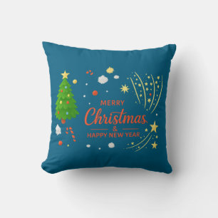 Prettig Kerstfeest & Gelukkig Nieuwjaar Festieve Kussen