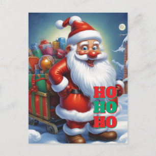 Prettig kerstfeest Gelukkig nieuwjaar Vakantieperi Briefkaart