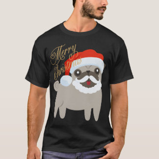 Prettig kerstfeest Gelukkig Puppy T-shirt