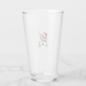 Prettig kerstfeest! glas (Achterkant)