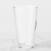 Prettig kerstfeest! glas (Rechts)