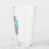 Prettig kerstfeest glas (Links)