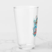 Prettig kerstfeest glas (Rechts)