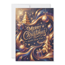 Prettig Kerstfeest Gouden Uur Geometrisch Elegant