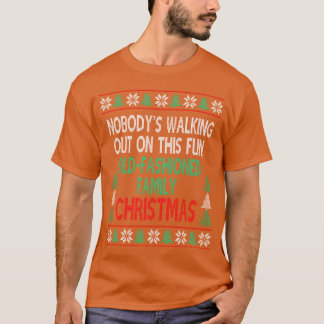 Prettig kerstfeest Grappige lelijke kersttrui cade T-shirt