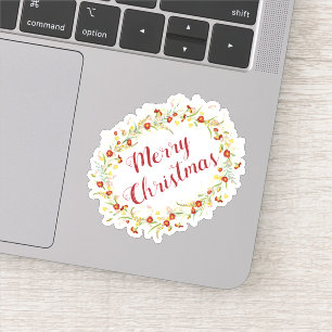 Prettig kerstfeest Halloween Nieuwjaar Sticker