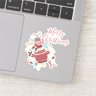 Prettig kerstfeest Halloween Nieuwjaar  Sticker