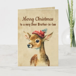 Prettig kerstfeest heel hertogbroer kaart
