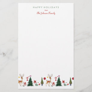 Prettig kerstfeest Hert & Boom Briefpapier