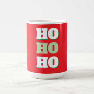Prettig kerstfeest HoHoHo feest Minimalistisch Een Koffiemok
