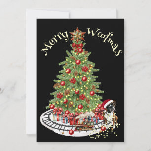 Prettig Kerstfeest Hond Design- Boxer Feestdagenkaart