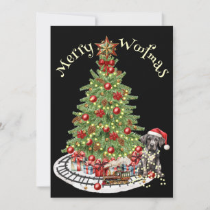 Prettig Kerstfeest Hond Design- Great Dane Feestdagenkaart