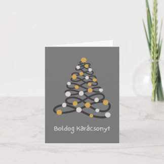 Prettig kerstfeest Hongaarse kerst Kaart