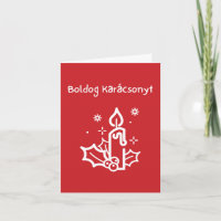 Prettig kerstfeest Hongaarse kerst
