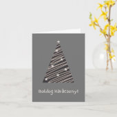 Prettig Kerstfeest Hongaarse Kerstmis Kaart (Gele Bloem)