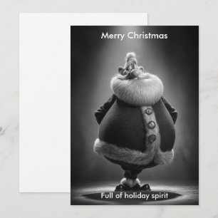 Prettig kerstfeest Humor Kerstman Vakantie groet Feestdagenkaart