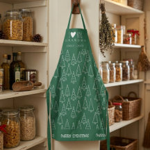 Prettig kerstfeest, ik hou van je oma groene boom