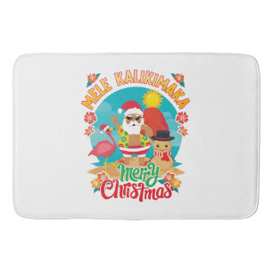 Prettig Kerstfeest in Hawaï met een Mele Kalikimak Badmat