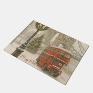 Prettig kerstfeest in Londen Reisgeschenk Deurmat
