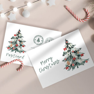 prettig kerstfeest in u briefkaart